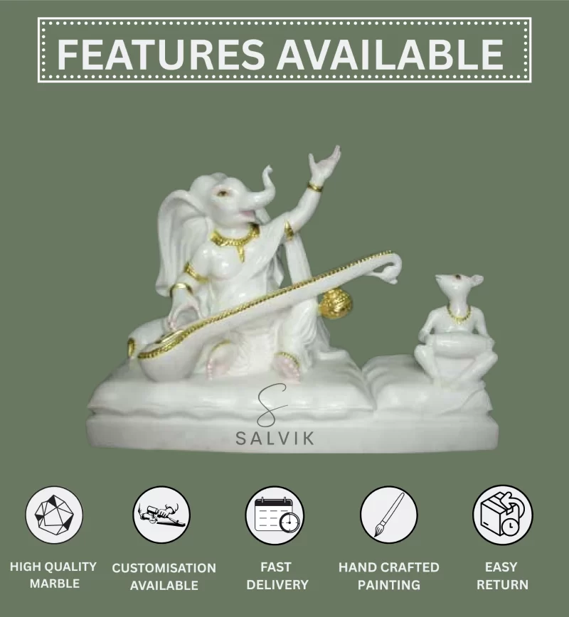 Marble Ganesh Idol for Home1
