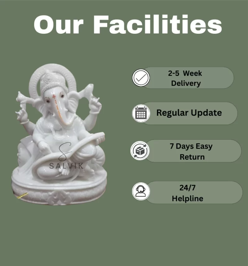 Marble Ganesh Statue (12-30 Inch) 2