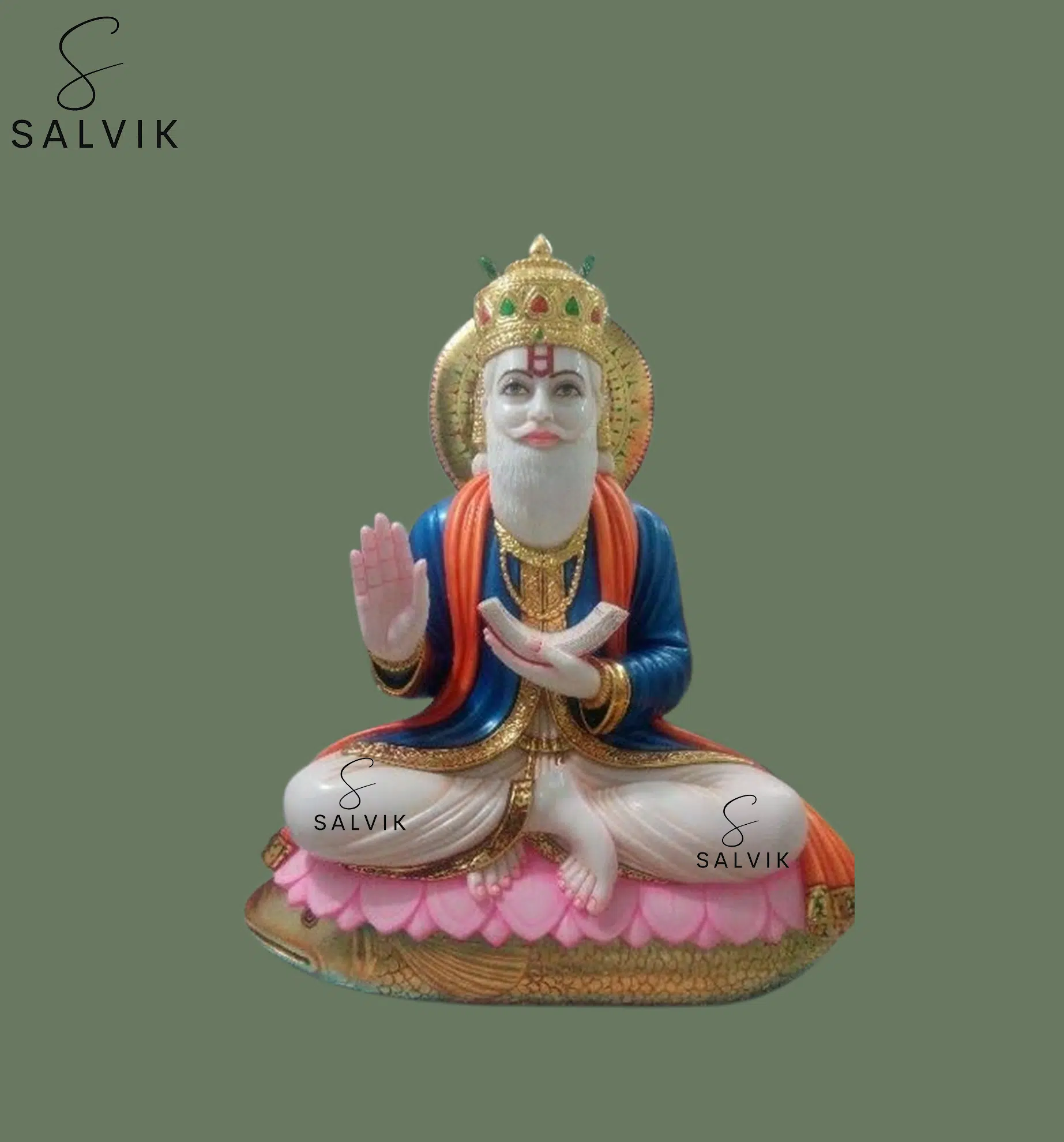 Jhulelal Marble Idol