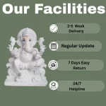 White Marble Ganesh 2