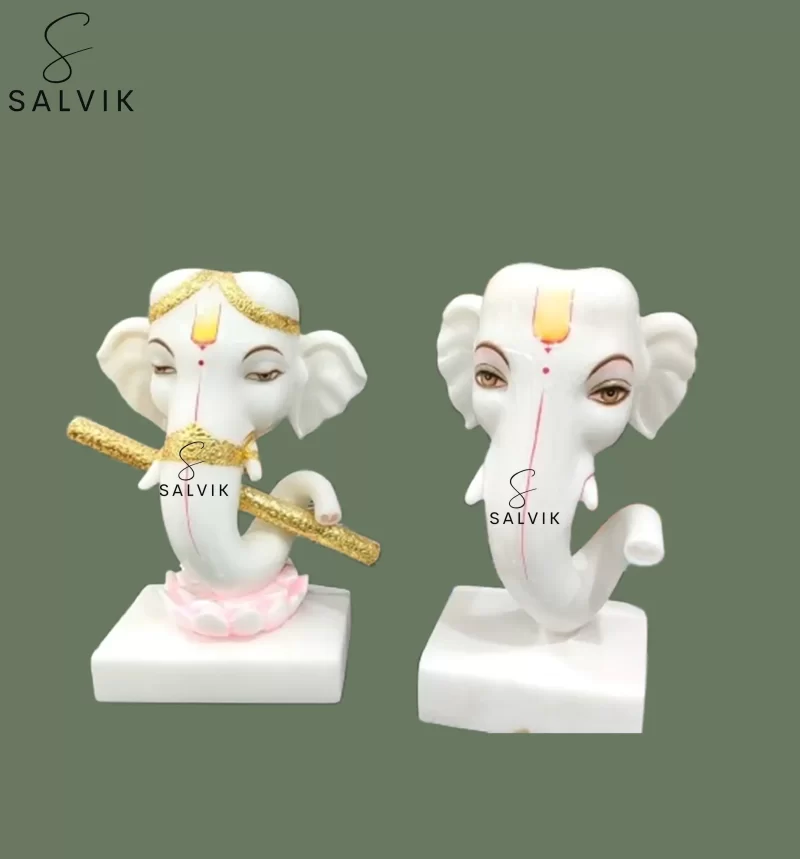 ganpati marble statue