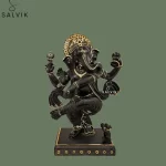 black marble ganesh statue