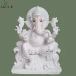 white marble ganesh