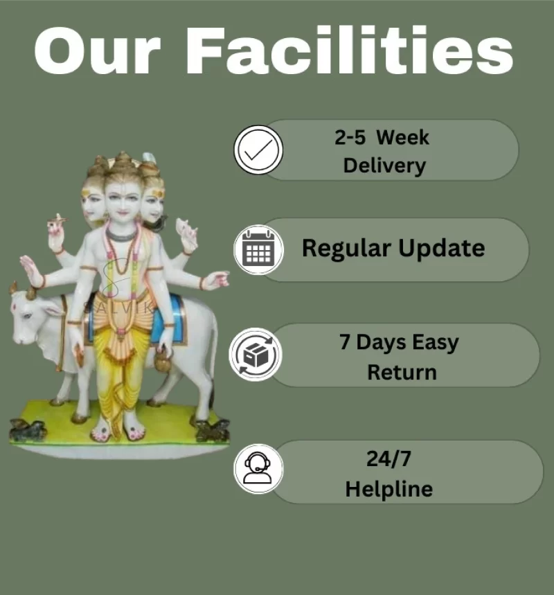 Dattatreya marble murti 2