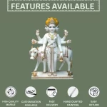 Dattatreya marble statue 1