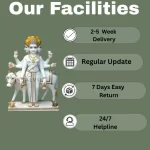 Dattatreya marble statue 2