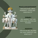Dattatreya marble statue 3