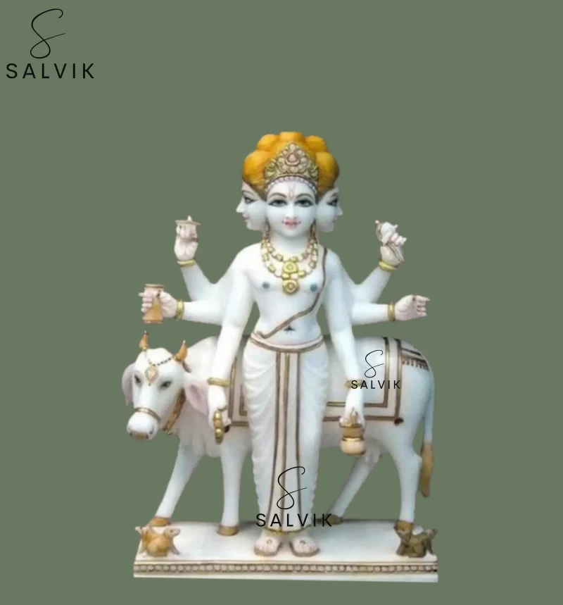 Dattatreya Marble Statue