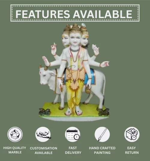 dattatreya marble murti 1