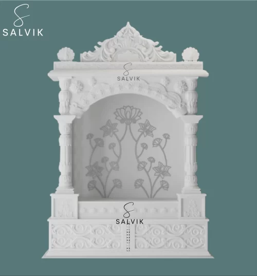 Carved White Marble Temple