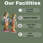 Radha Krishna Marble Murti 1 Feet 2