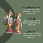 Radha Krishna Marble Murti 1 Feet 3